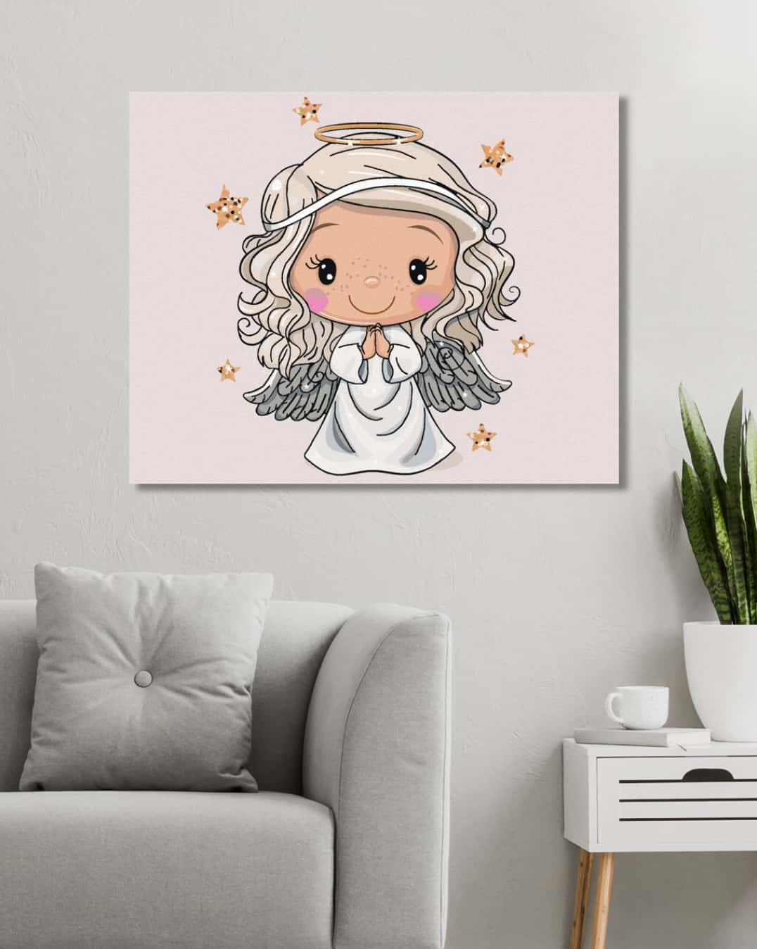 Delightful Christmas Angel - Diamond Painting Kit
