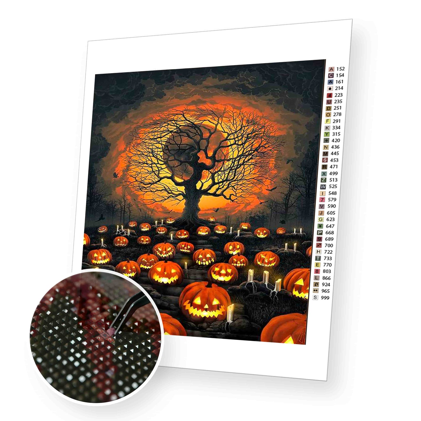 Pumpkin Field - Diamond Painting Kit