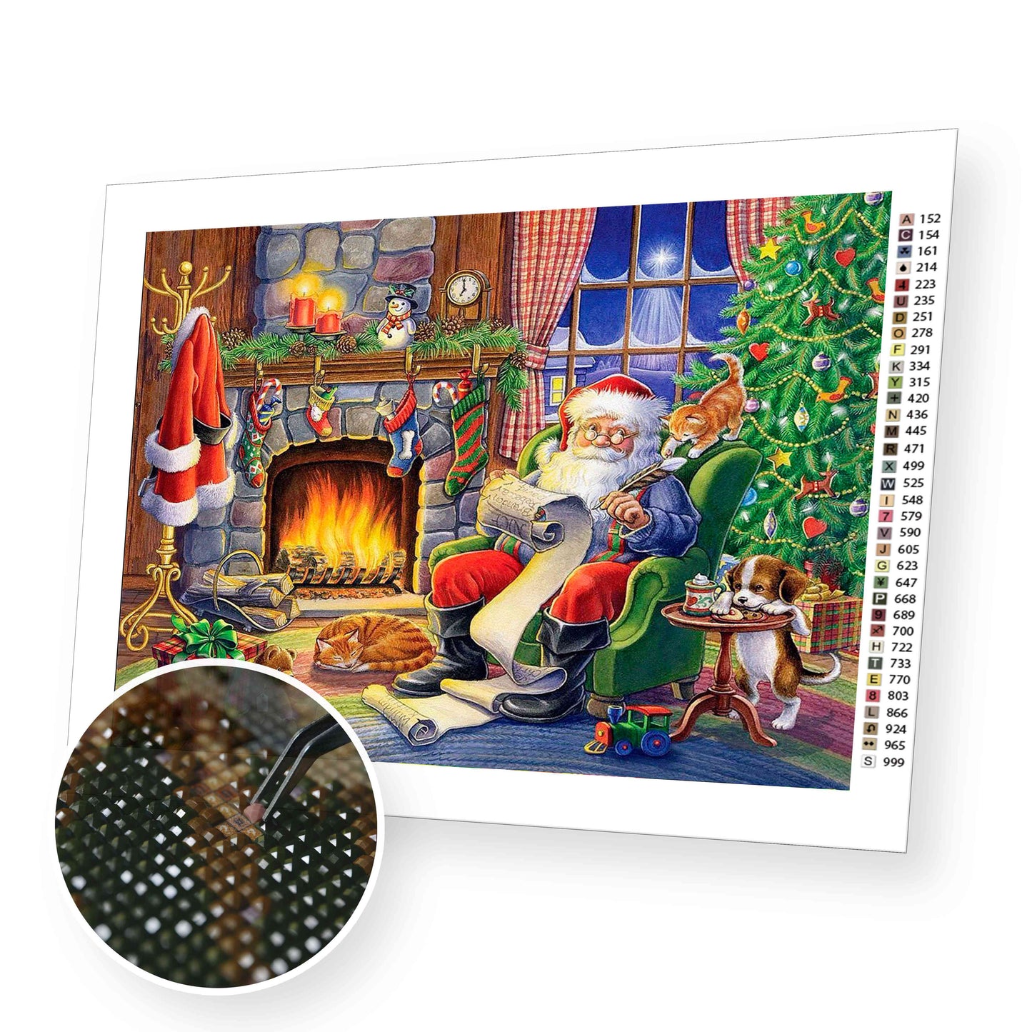 Old man Christmas Memories - Diamond Painting Kit