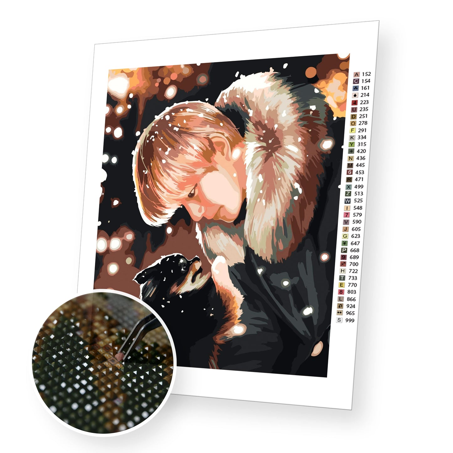 BTS and the Puppy - Diamond Painting Kit