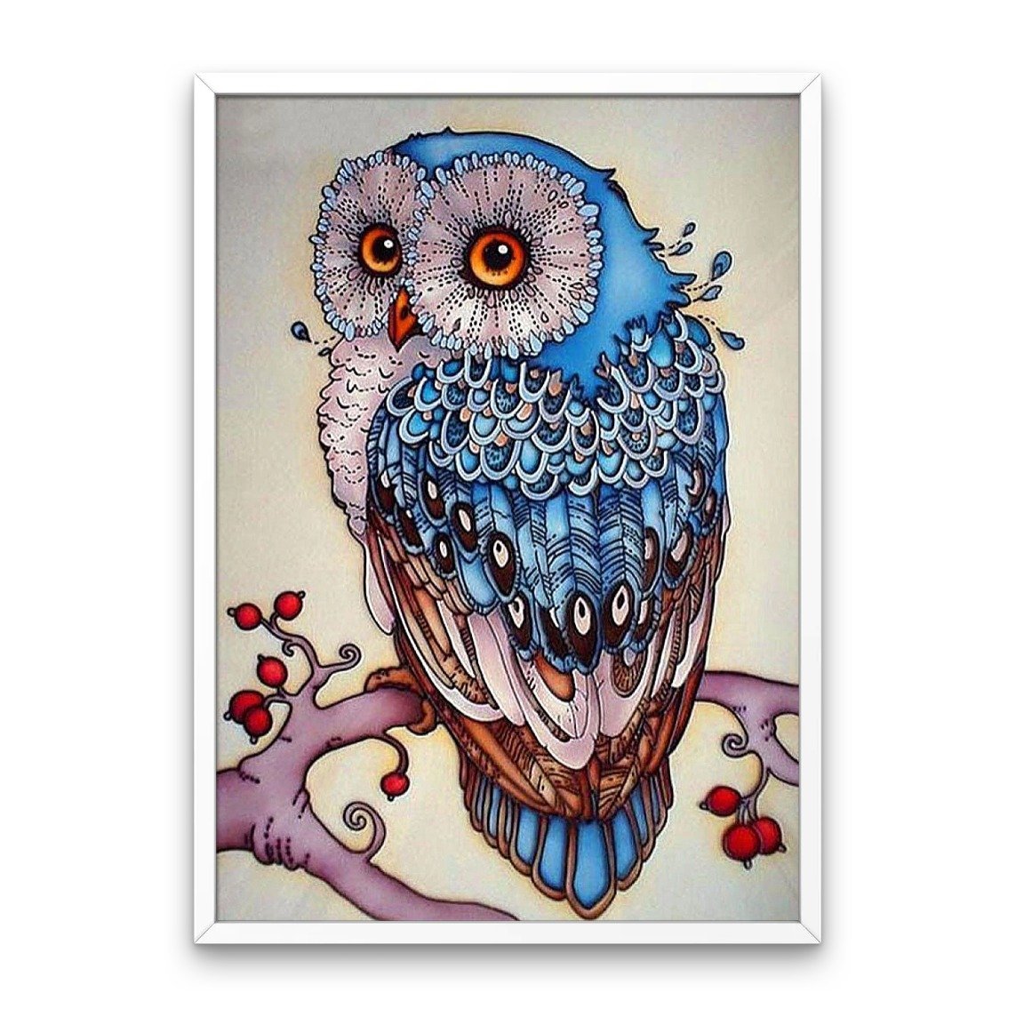 Cute Owl - Diamond Painting Kit