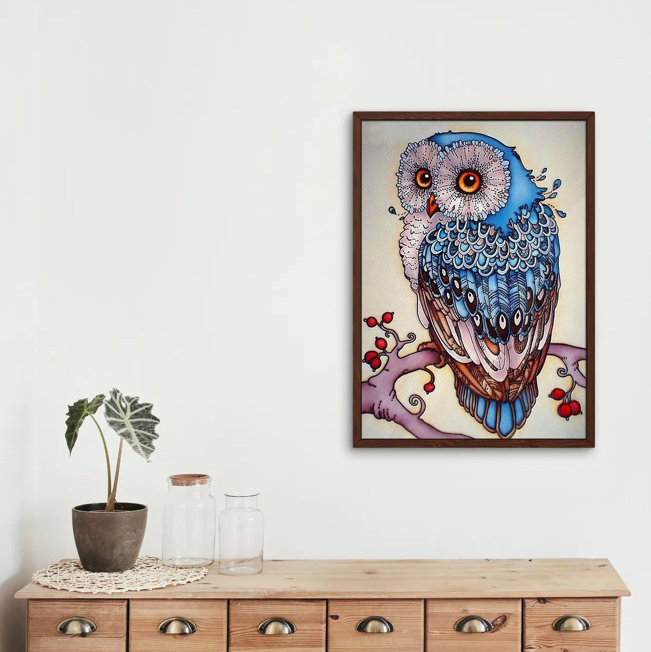 Cute Owl - Diamond Painting Kit