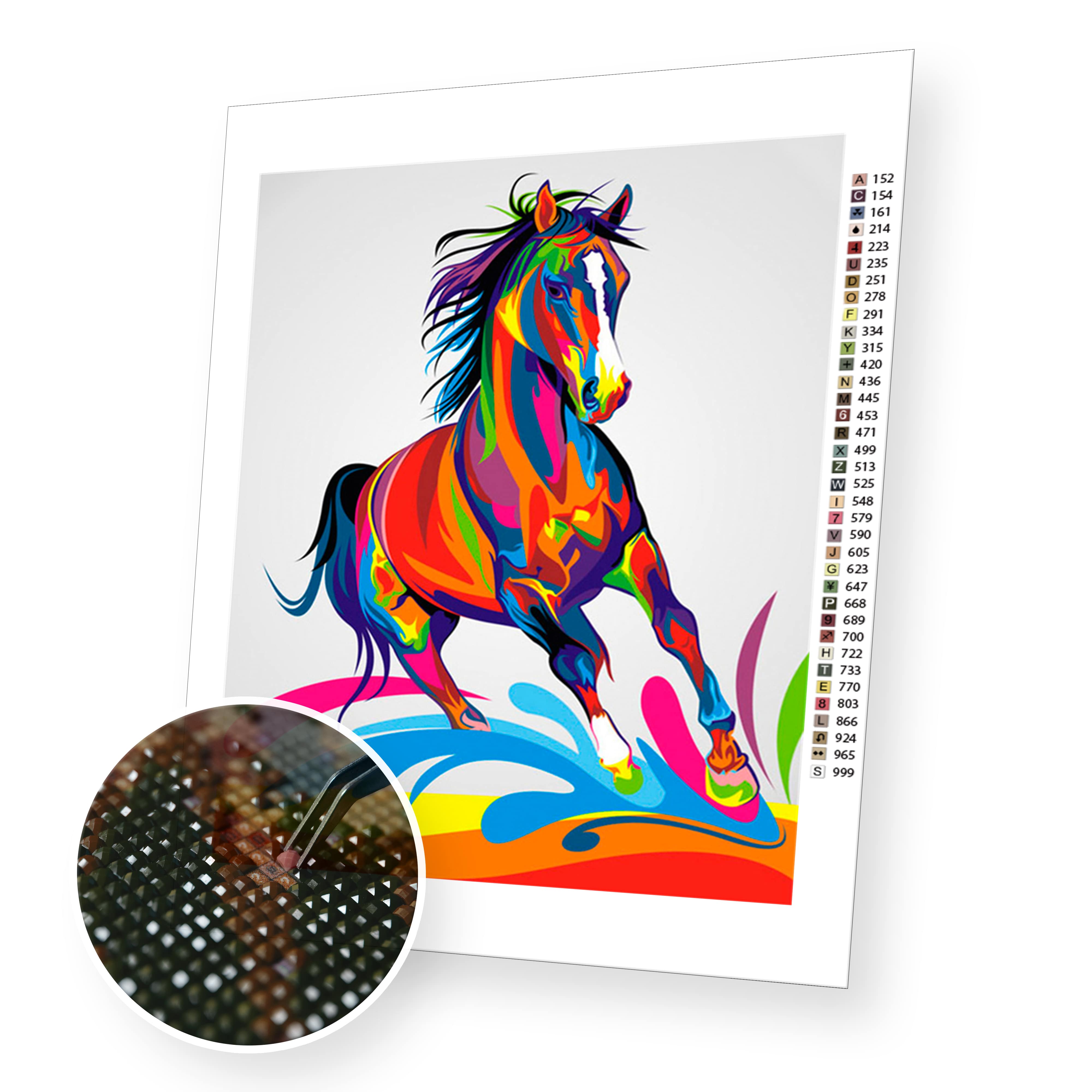 Horses on the Beach - Diamond Painting Kit – bemyhobbystore