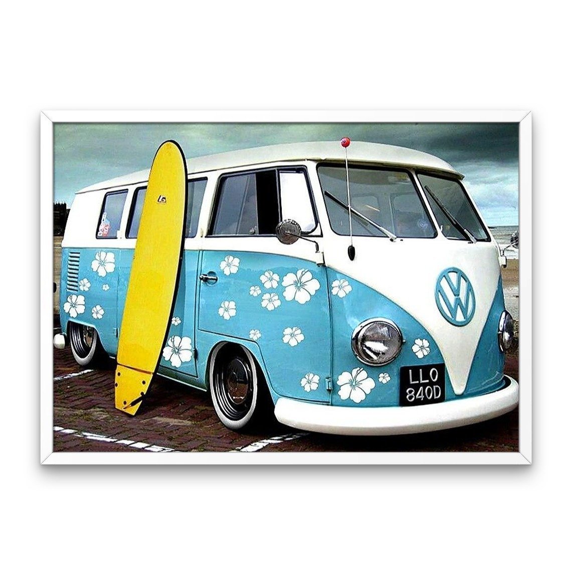 Surfing Car - Diamond Painting Kit