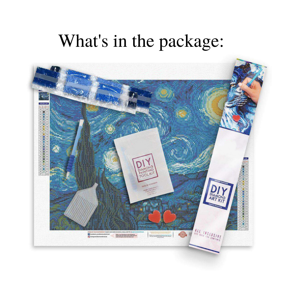 Starry Night - Diamond Painting Kit
