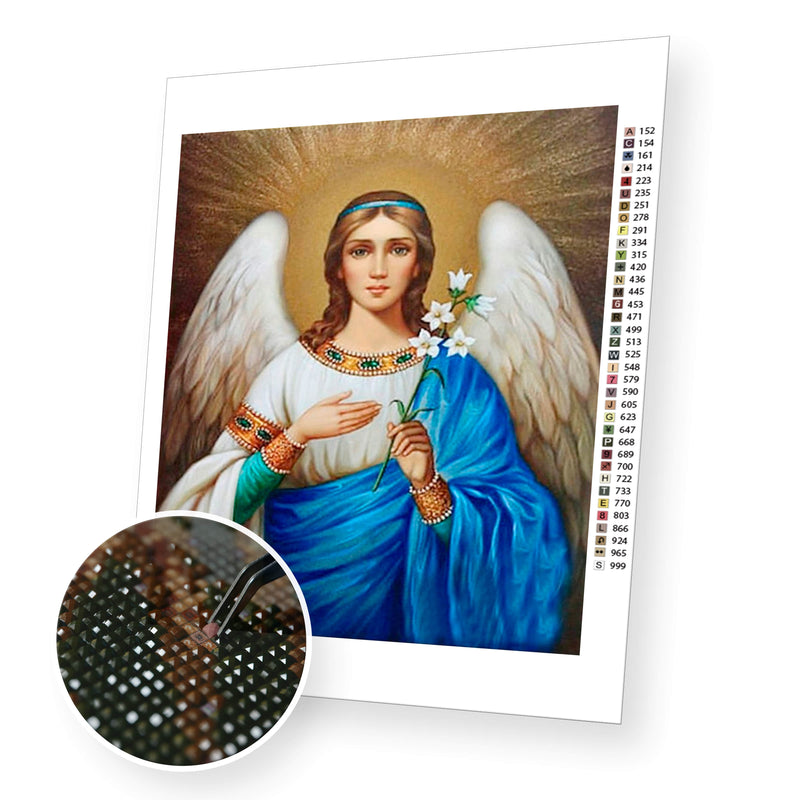 Beautiful Angel premium diamond painting kit for adults