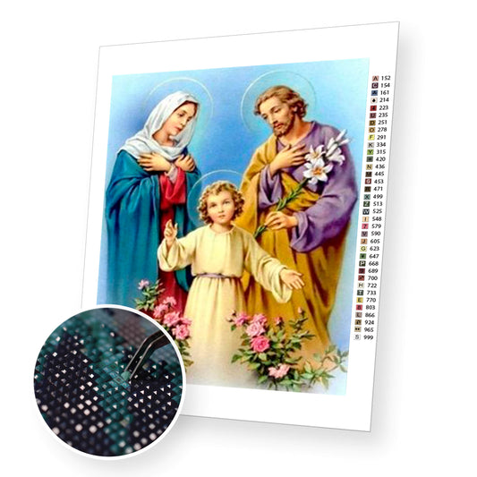 Holy Family - Diamond Painting Kit