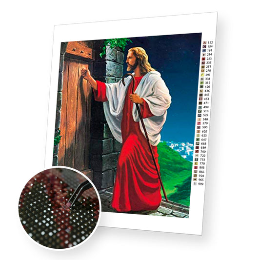 Jesus Knocking on the Door - Diamond Painting Kit