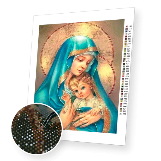 Madonna and Child - Diamond Painting Kit