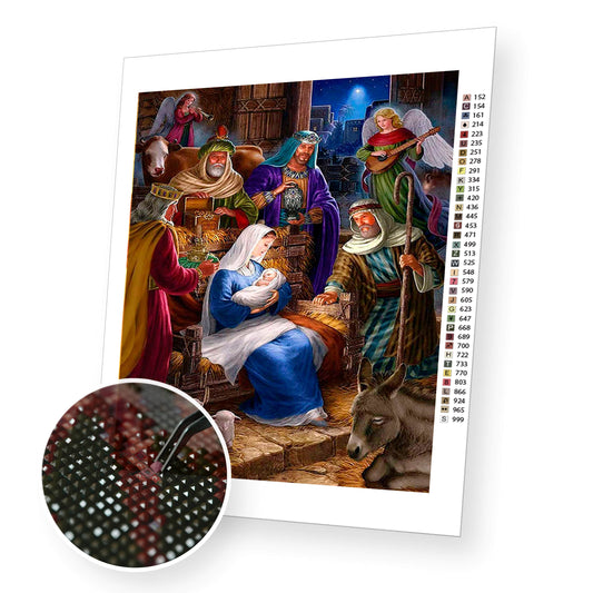 The Nativity of Christ - Diamond Painting Kit