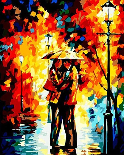 Couple in the Rain