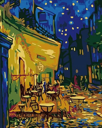 Café Terrace at Night by Vincent van Gogh