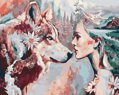 Girl and Wolf