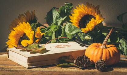 Halloween Sunflowers