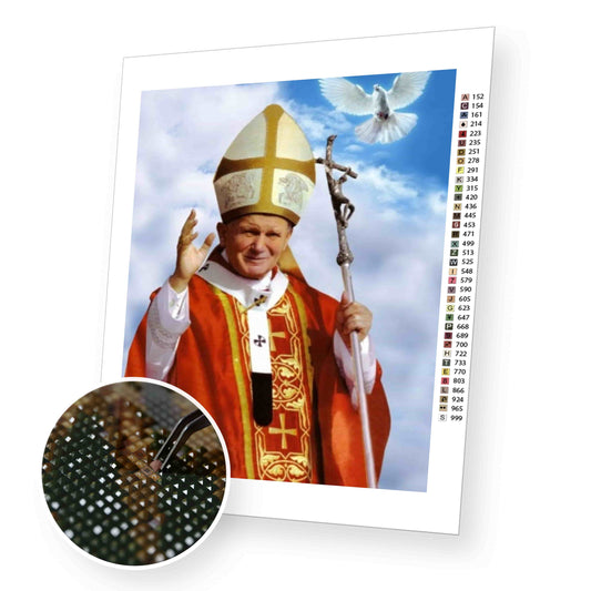 Pope John Paul II - Diamond Painting Kit