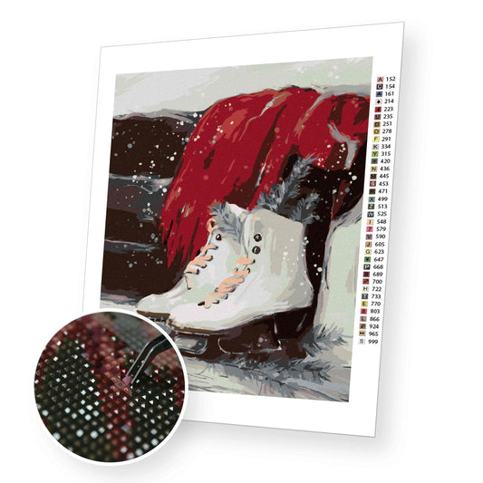 Ice Skates - Diamond Painting Kit