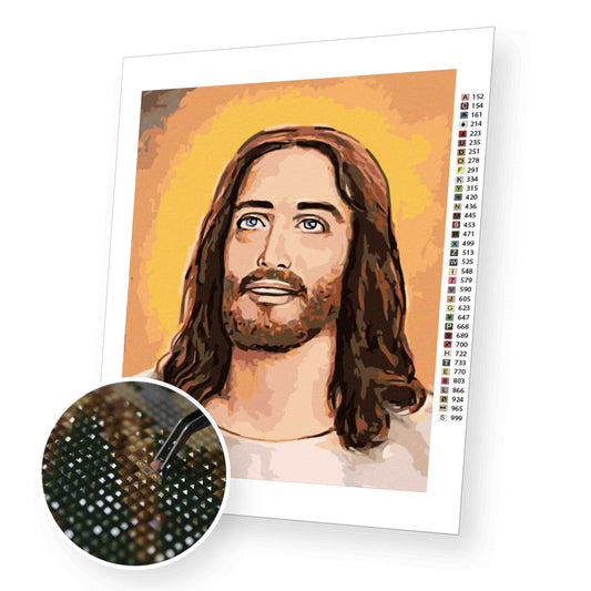 Portrait of Jesus - Diamond Painting Kit