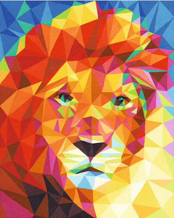 Abstract Lion