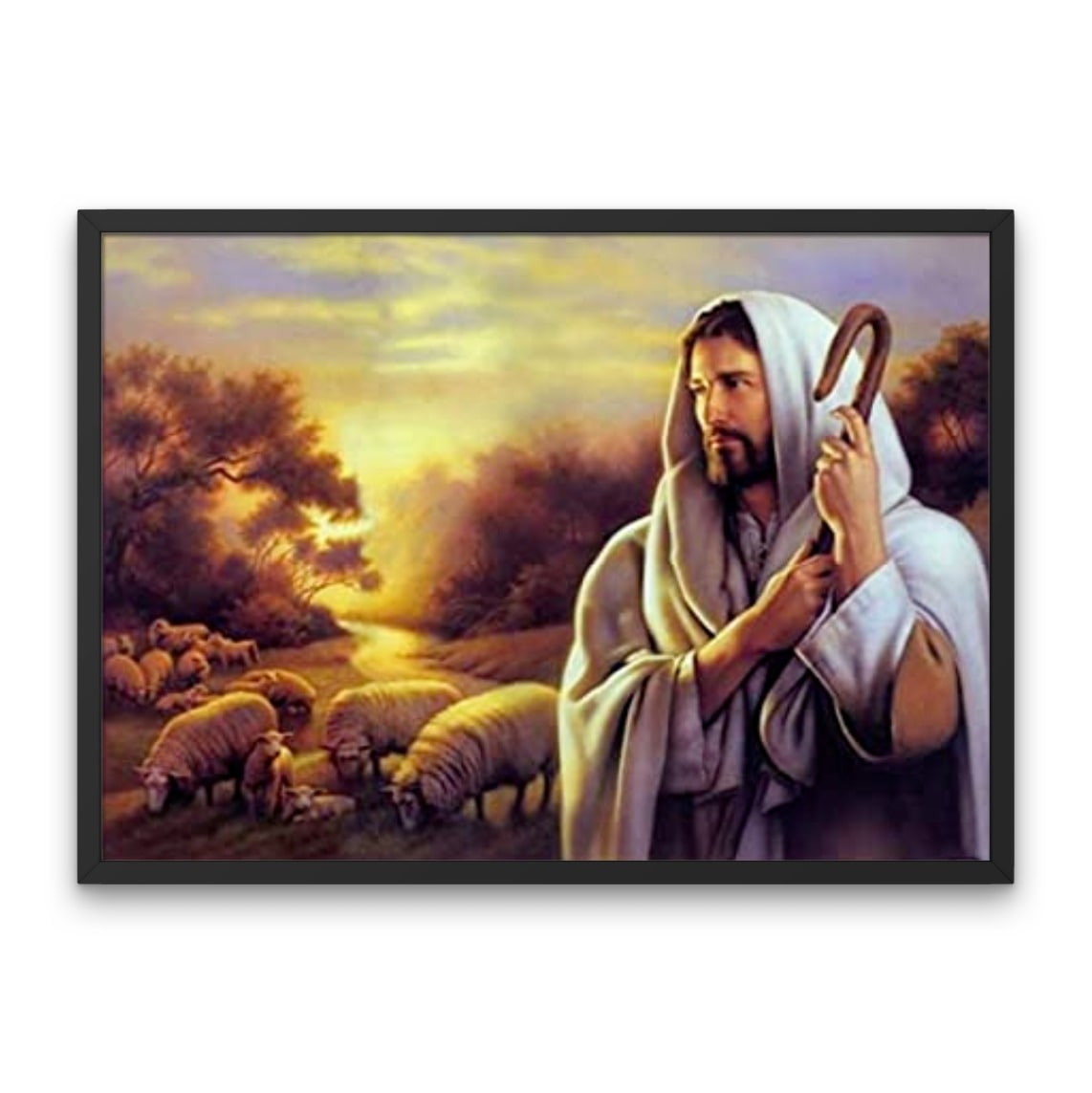 Jesus the Shepherd - Diamond Painting Kit