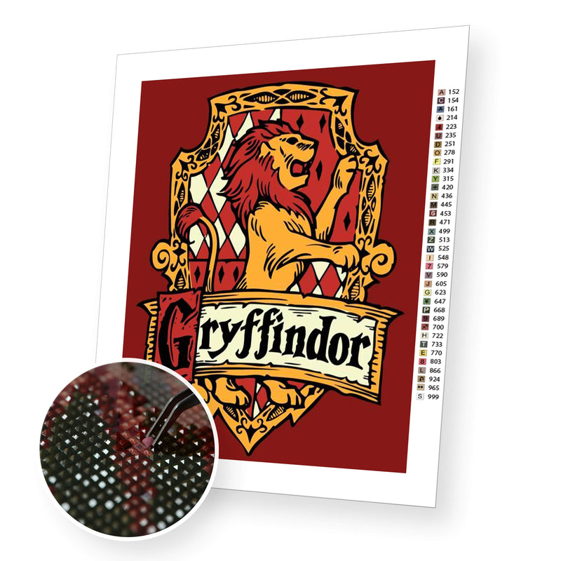 Gryffindor premium diamond painting kit for adults