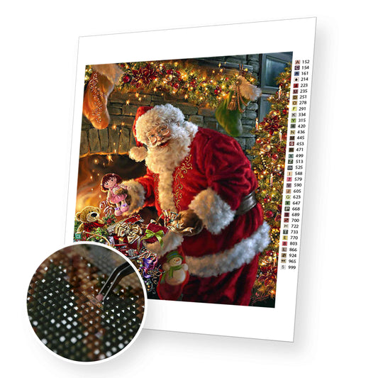 Happy Santa Clause - Diamond Painting Kit