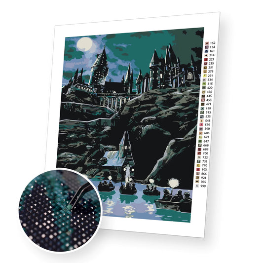 Follow Me To Hogwarts - 5D Diamond Painting - DiamondByNumbers