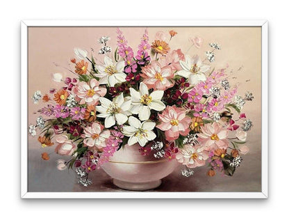 Flowers In Vase - Diamond Painting Kit