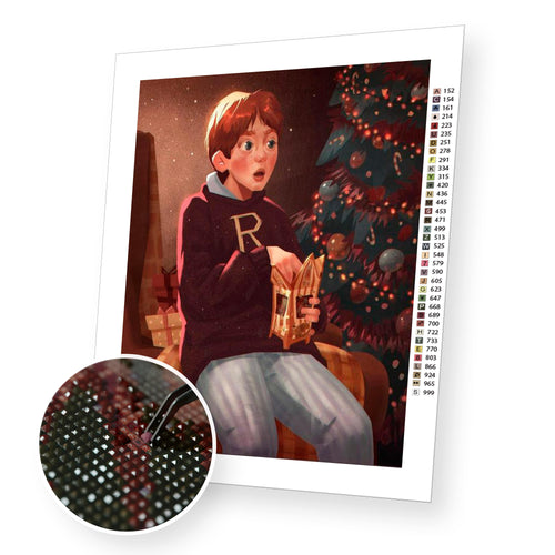 Ron Weasley premium diamond painting kit for adults