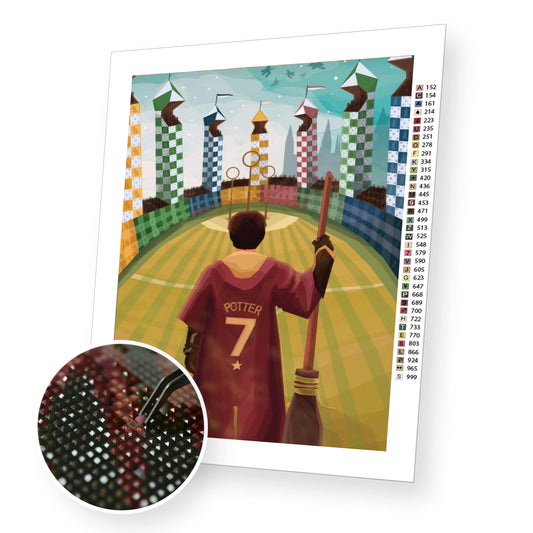 Harry Potter and Quidditch - Diamond Painting Kit