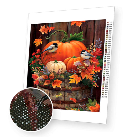 Halloween Pumpkin - Diamond Painting Kit