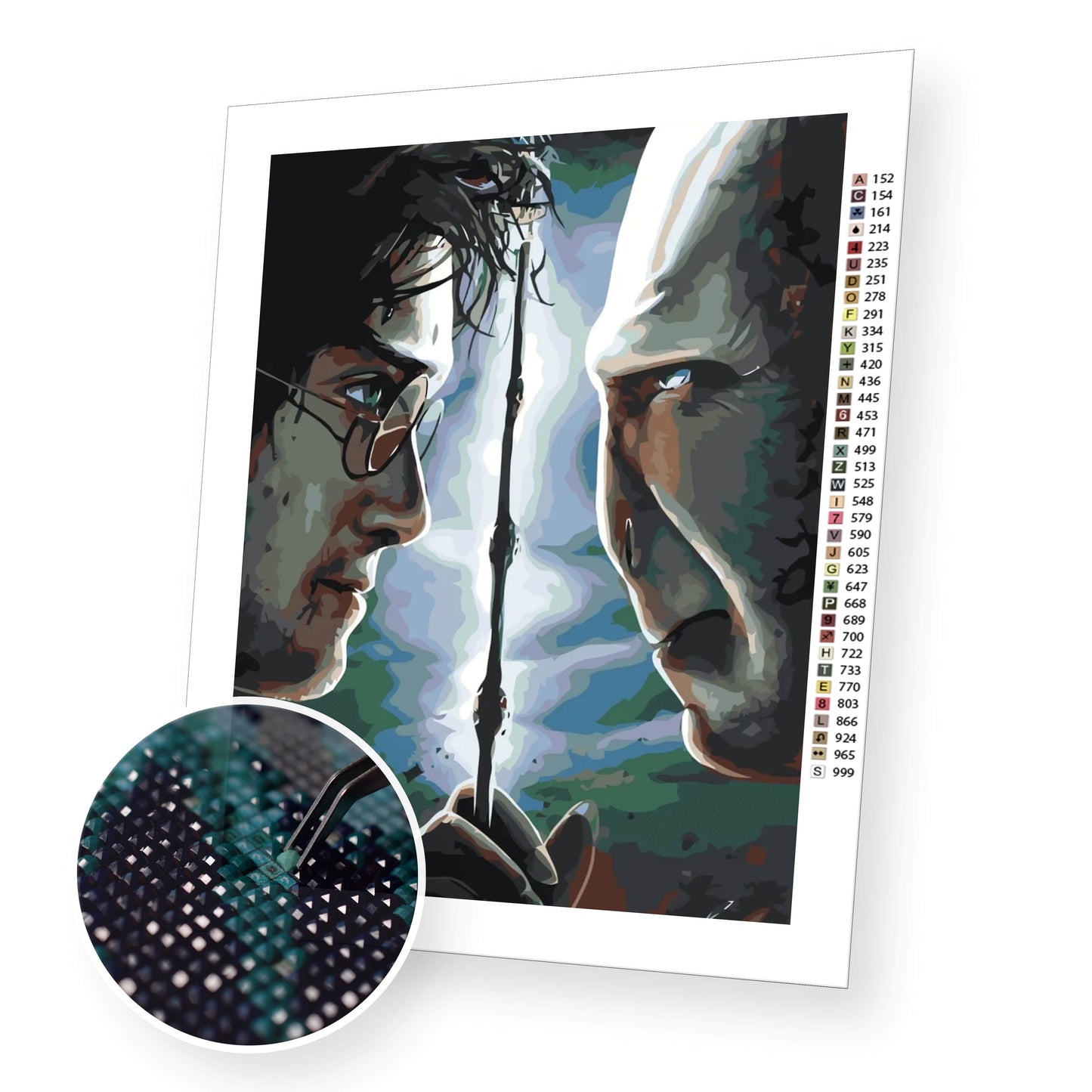 Harry Potter vs. Voldemort - Diamond Painting Kit – bemyhobbystore