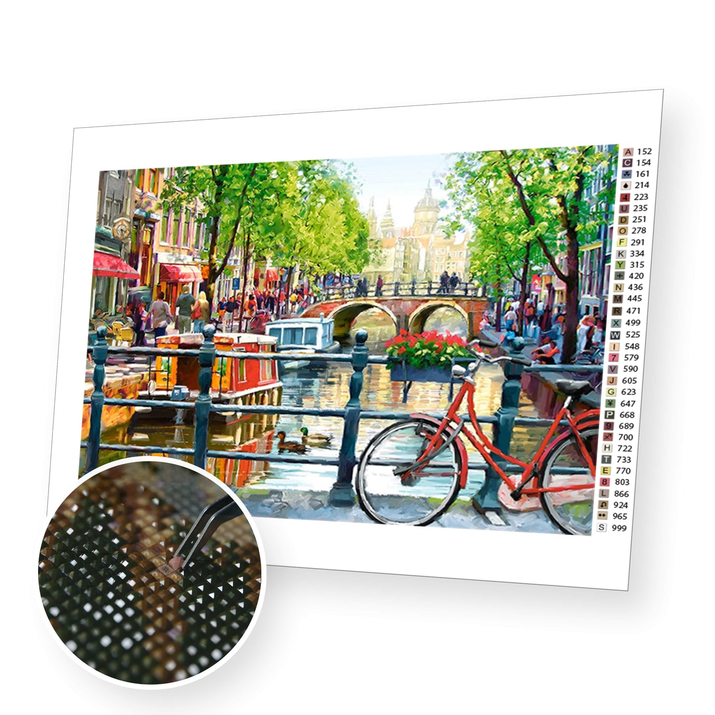 Amsterdam Street - Diamond Paintig Kit