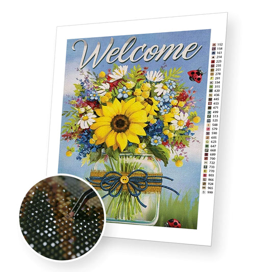 Bouquet of welcome - Diamond Painting Kit