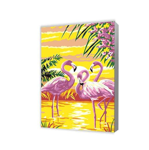 Bright Flamingos