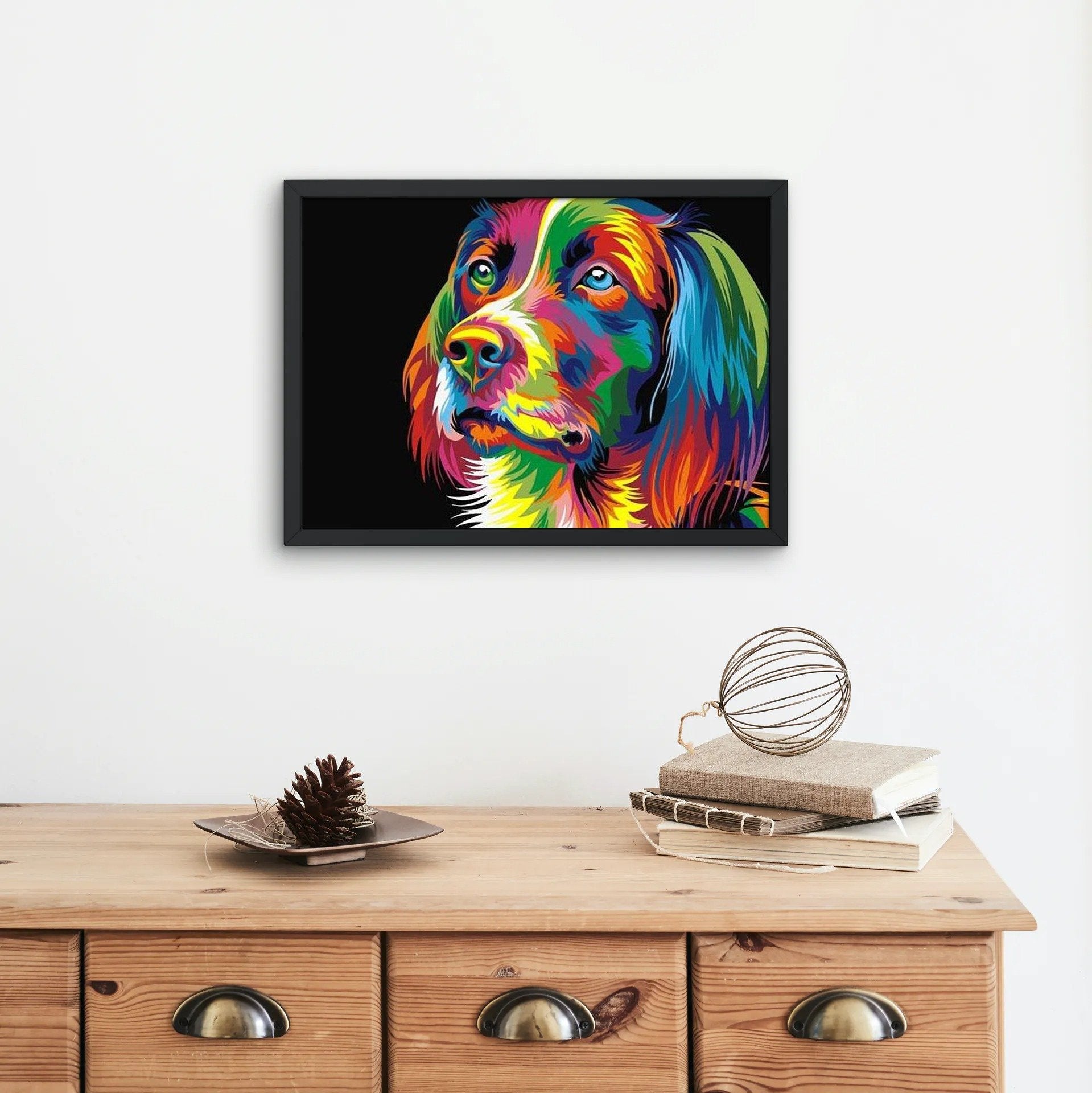 Colorful Dog - Diamond Painting Kit