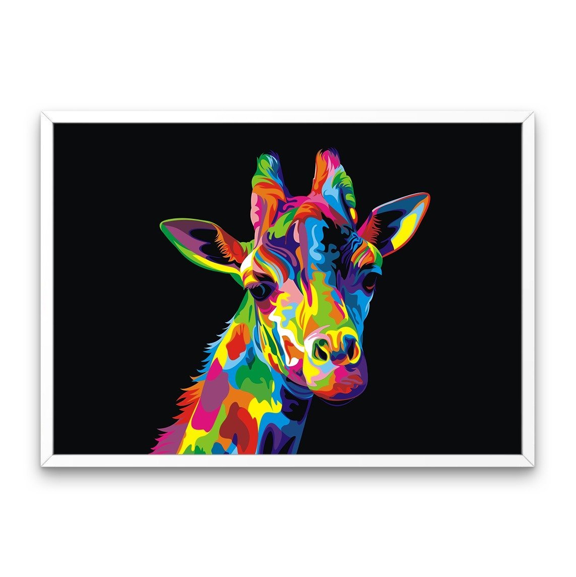 Colorful Giraffe - Diamond Painting Kit