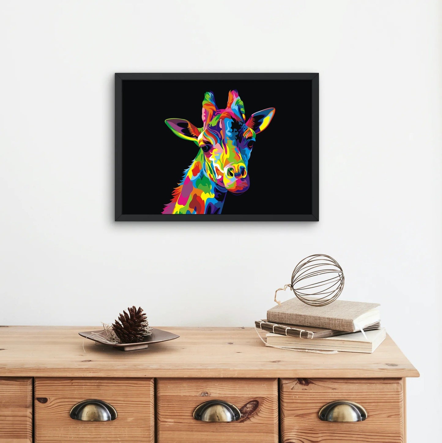 Colorful Giraffe - Diamond Painting Kit