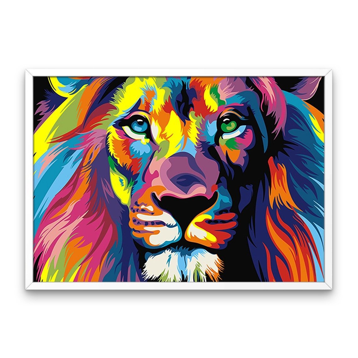Colorful Lion - Diamond Painting Kit