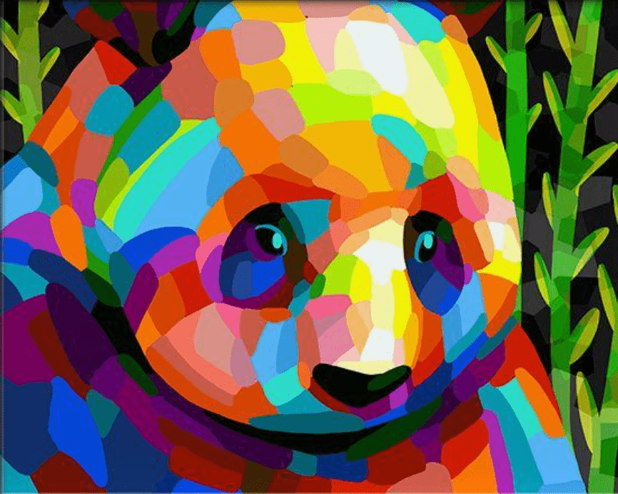 Colorful Panda