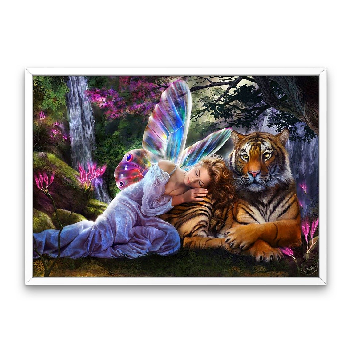 Fairy with Tiger