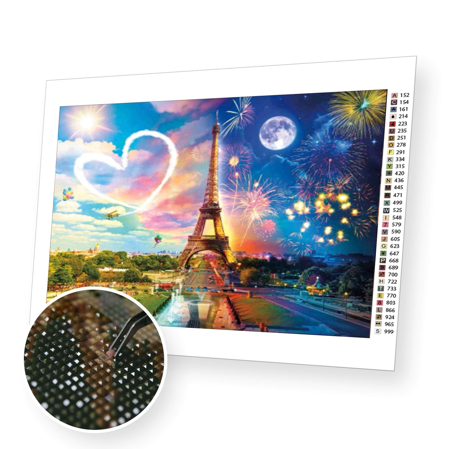 Fireworks in Paris - Diamond Painting Kit