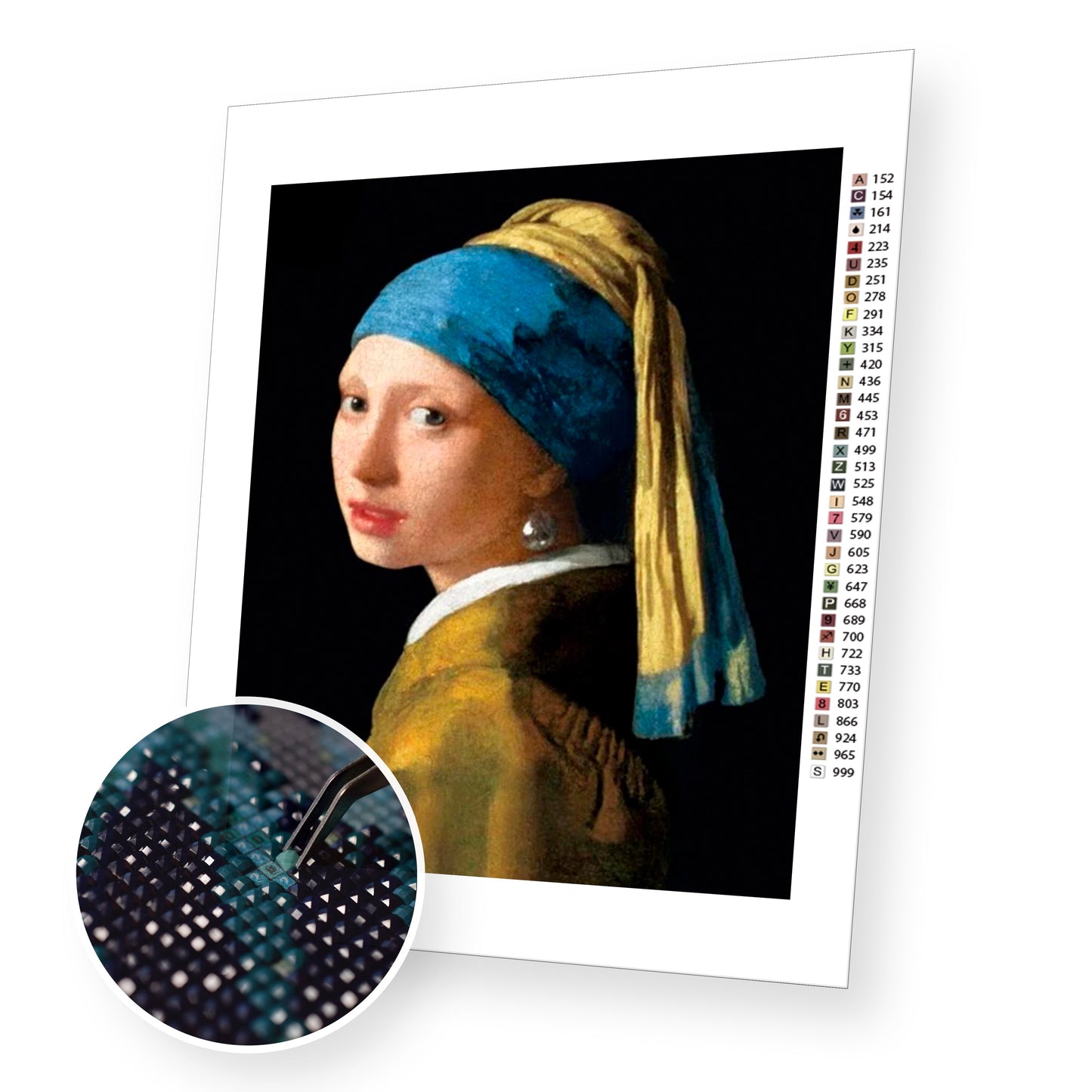 Girl with a Pearl Earring - Diamond Painting Kit - [Diamond Painting Kit]