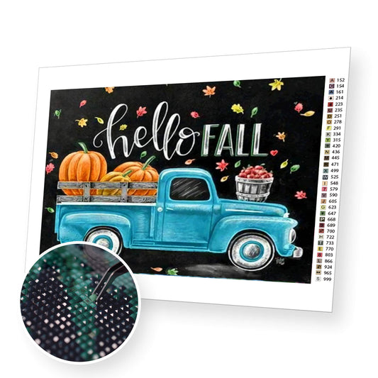 Hello autumn - Diamond Painting Kit