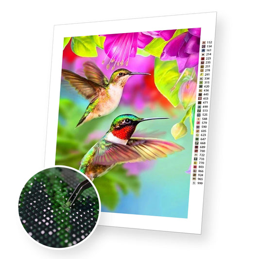 Hummingbirds - Diamond Painting Kit