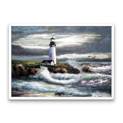 Lighthouse in the Waves