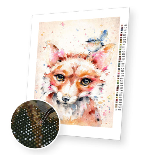Little Fox - Diamond Painting Kit