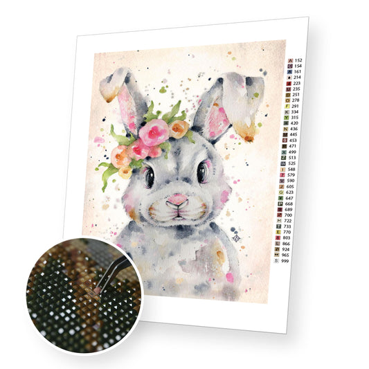 Little Miss Bunny - Diamond Painting Kit