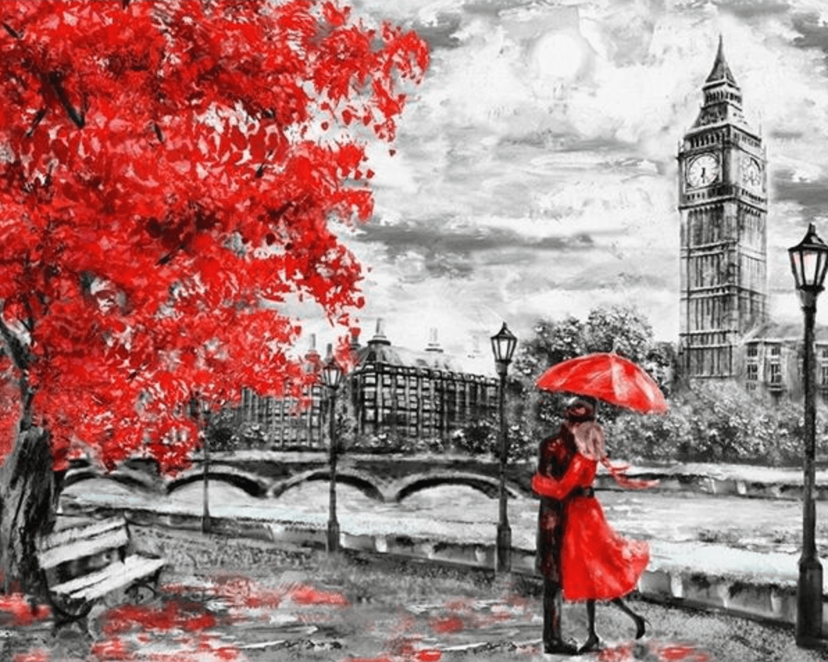London - black and red