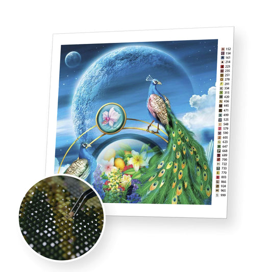 Peacocks - Diamond Painting Kit