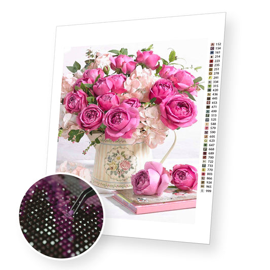 Purple Flowers - Diamond Painting Kit - [Diamond Painting Kit]